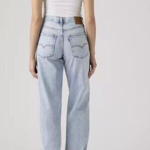 Levi's Baggy Dad Jeans Fan-Flare Light Wash